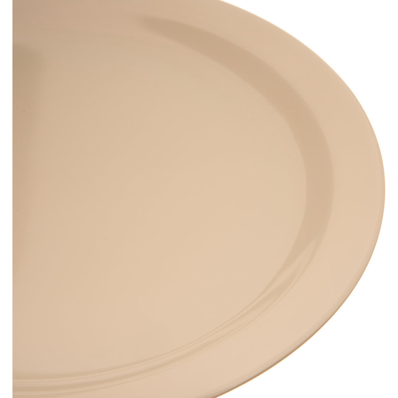 Assiette plate en mélamine 10,25 po Dallas Ware®, Brun clair