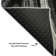 Premium Machine Washable Prisco Black Rug