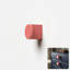 Bouton d'armoire découpé en aluminium de style moderne Mid-Century ROUS, rosé (rose), 1 pièce-111448770