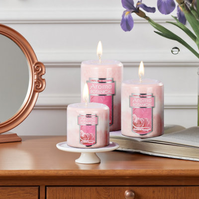 Plant / Floral Scented Pillar Candle