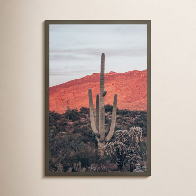 Sunsets and Saguaros Desert Photo Print