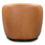 Fauteuil pivotant en cuir pleine fleur l 31 pouces Alma