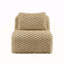 Armless Sofa W/Pillow Flannelette Fabric-Light Camel