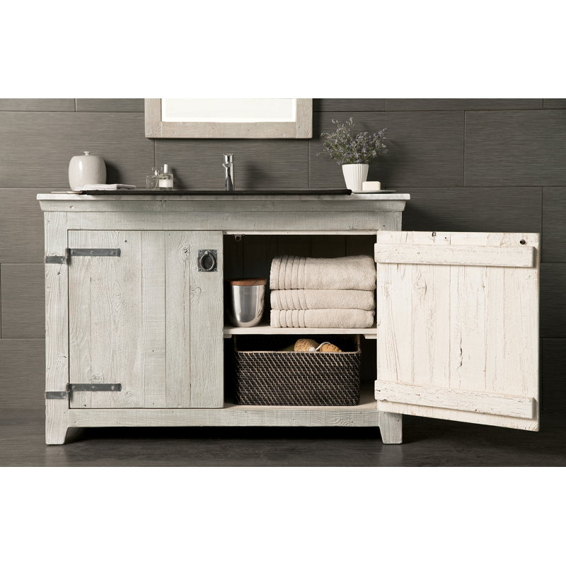 Americana 48" Single Bathroom Vanity Base Only, Driftwood