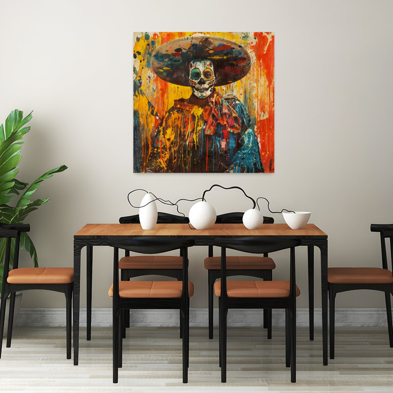 Art contemporain El mexico IV, H 32 po x l 32 po