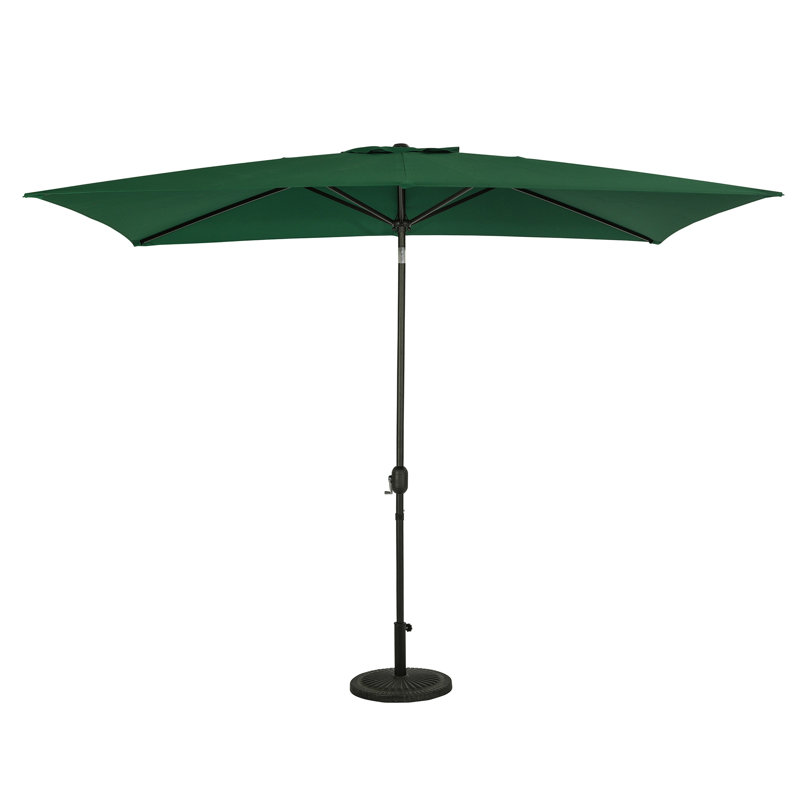 Parasol pour terrasse rectangulaire 6,5 x 10 pi Island B parasol Island, Vert
