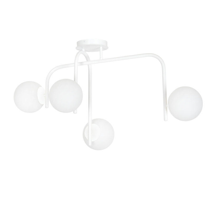 Gabilan 4 - Light Unique/Statement Pendant, White