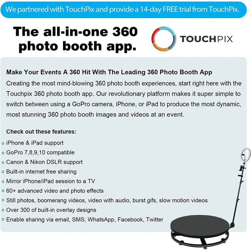 Machine automatique 360 Booth 360