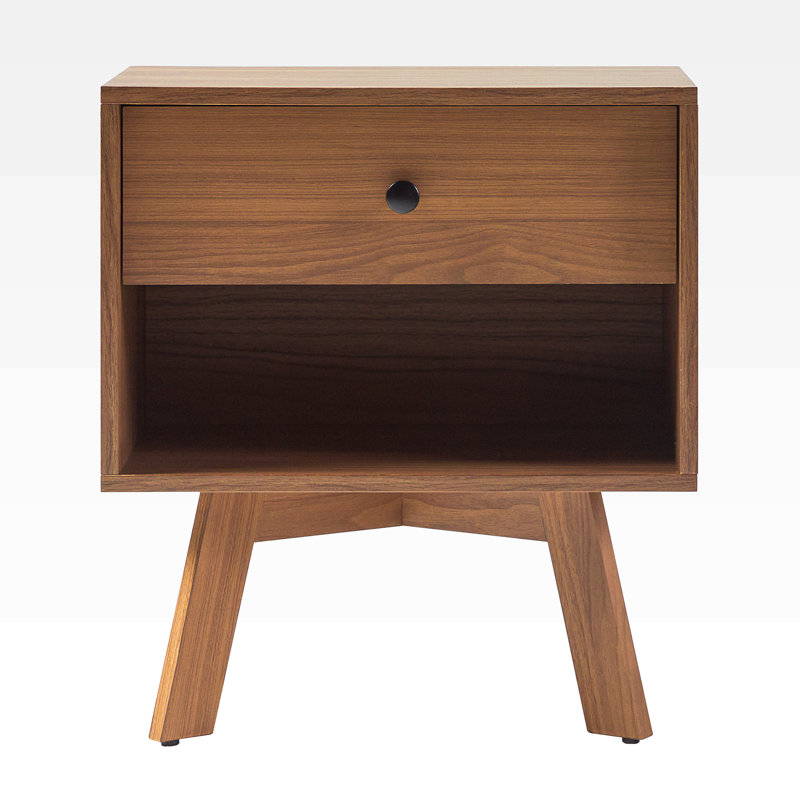 Table de chevet 1 tiroir Mid-Century