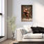 «Graceful Nude Embrace Elegant Modern Abstract», reproduction d'art murale-1830551186