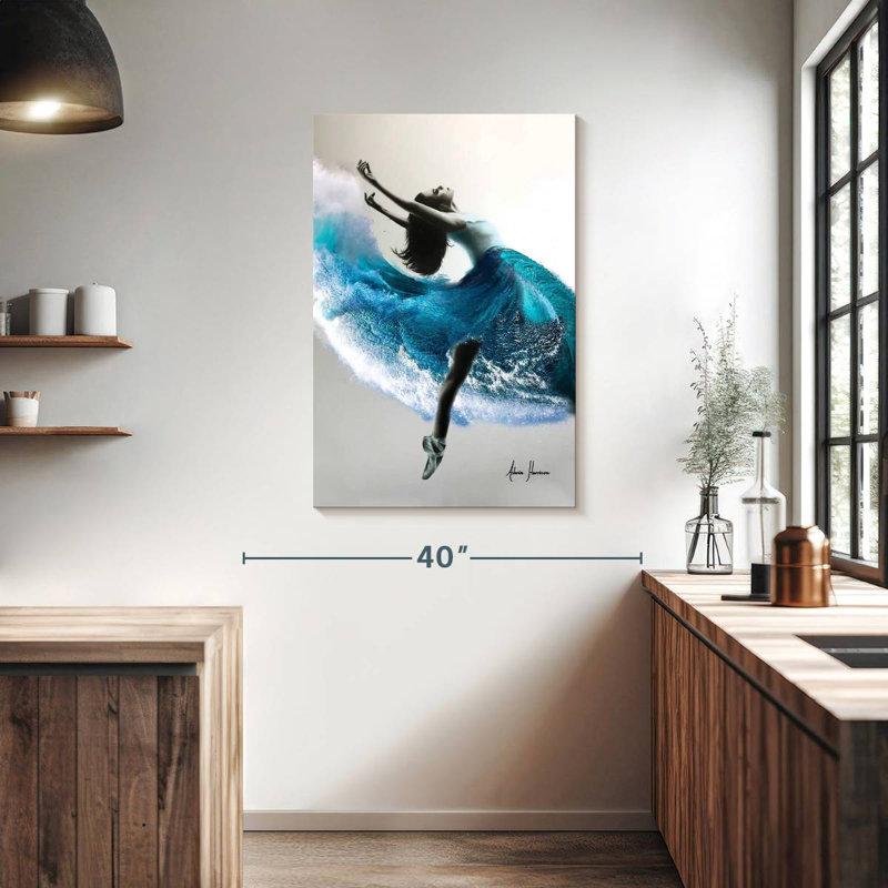 Enn Wave Dance, 39" H x 26" W