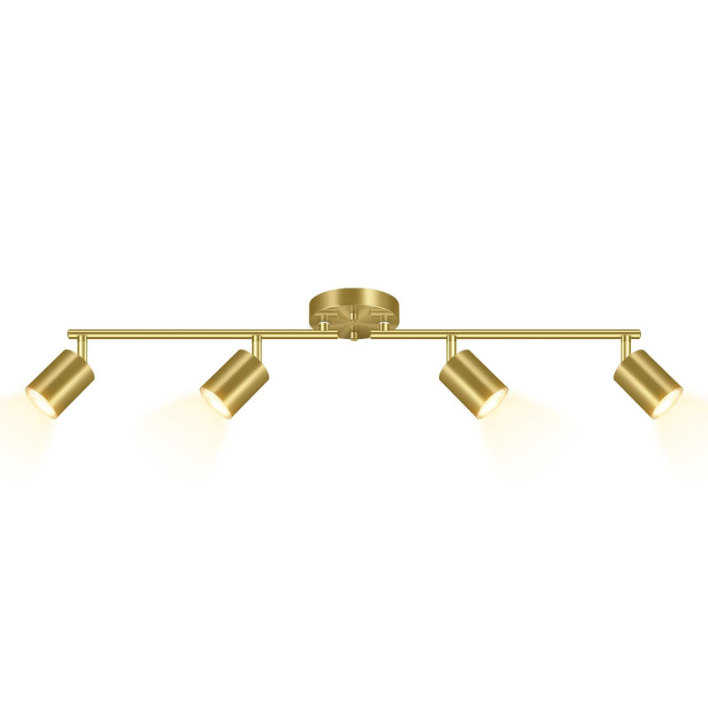 11.8" 4 -Light Track Lighting Kit,4 Way Ceiling Spot Lighting