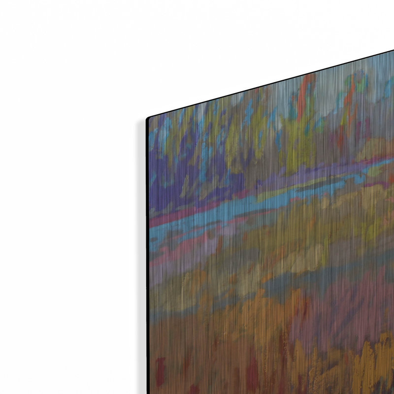 Winston Porter «Colorfield XXII» par Jane Schmidt, art mural en métal, H 24 po x l 24 po
