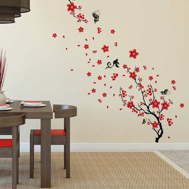 Plants & Flowers Non-Wall Damaging Wall Decal, Single