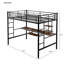 Lit mezzanine avec bureau et tablette