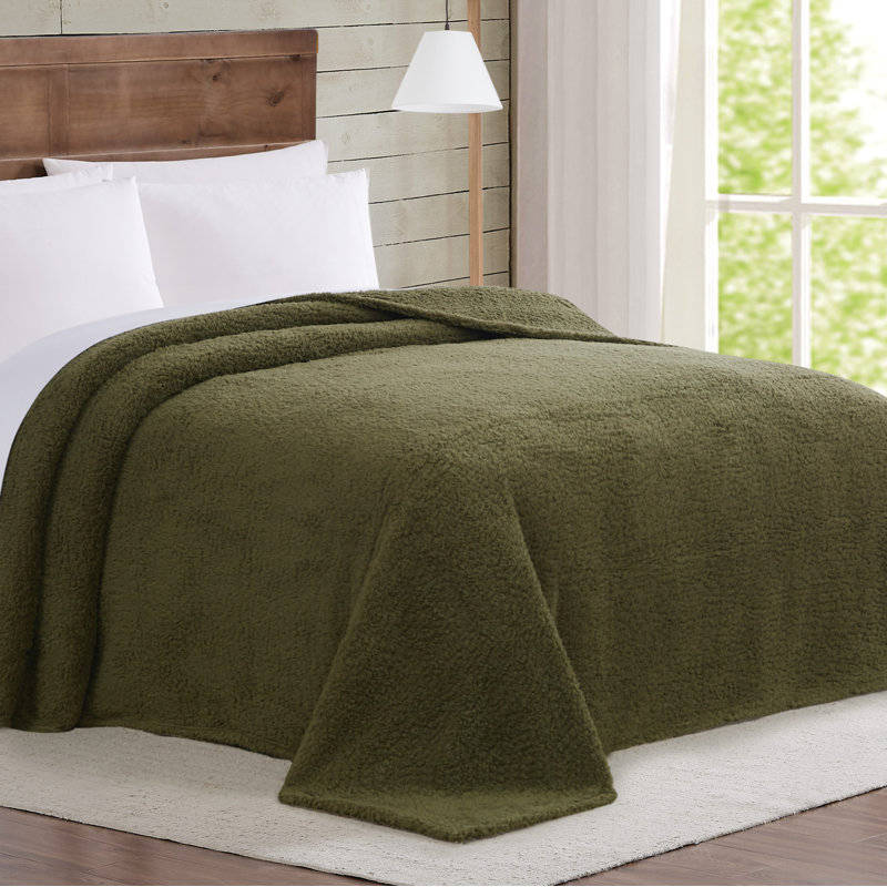 Couverture , Vert olive, Très grand