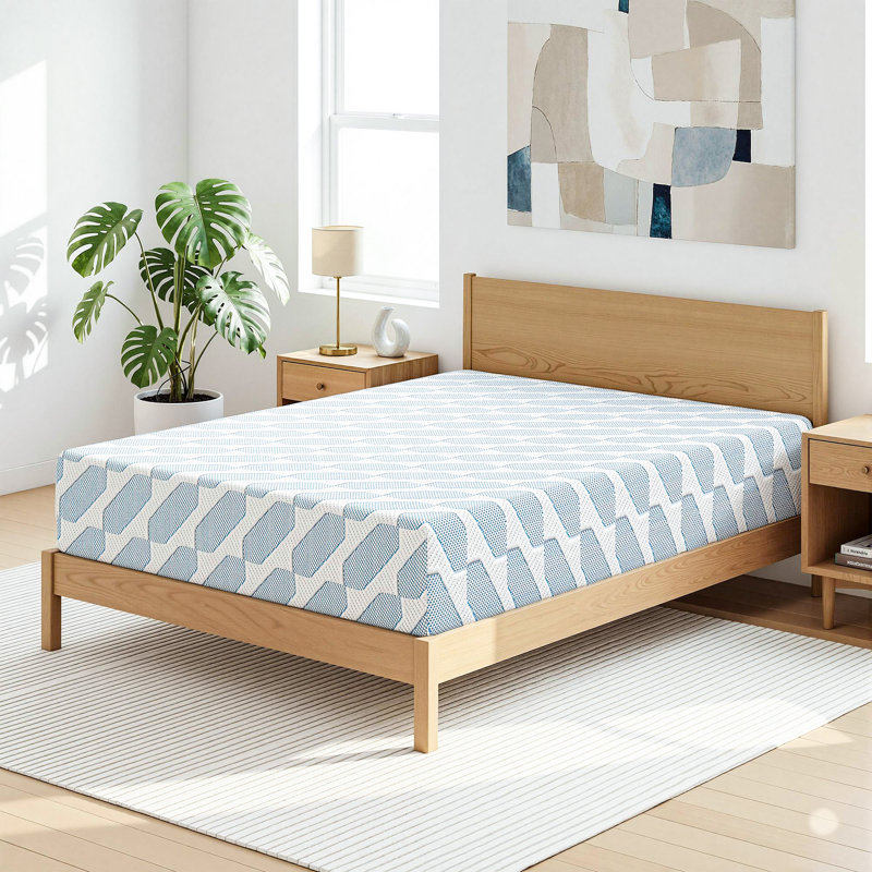 Matelas en mousse viscoélastique gélifiée mi-ferme, 12", Grand lit
