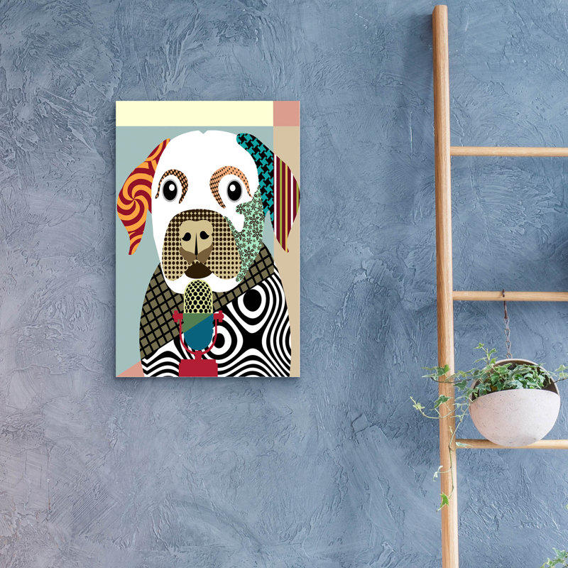 «Labrador Retriever» par Lanre Adefioyue, H 24 po x l 16 po x P 0,2 po