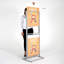 Porte-affiche en métal 2 faces