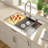 33'' L Drop In Z Shape Ledge Workstation Sink Single Bowl Stainless Steel Kitchen Sink