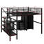 Lit mezzanine pour enfant Jarald