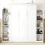 Lit escamotable double pleine grandeur avec tablettes et lumières DEL-1735829393-1735829392