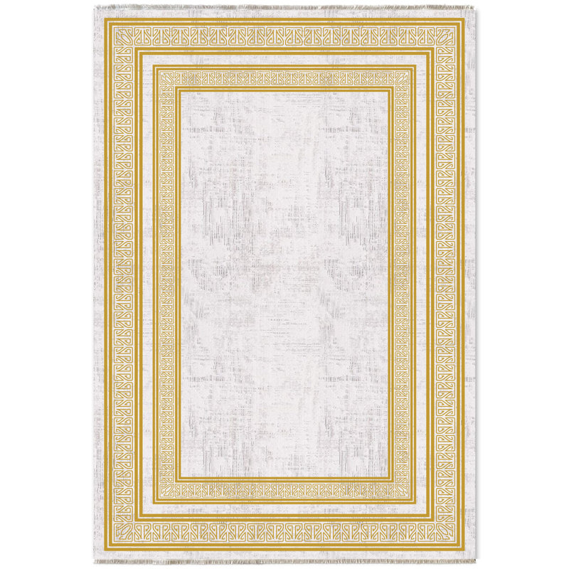 Tapis rectangulaire Nayah avec envers antidérapant, Rectangle 5 pi 3 po x 8 pi 3 po