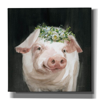 «Barnyard Whimsy 3» par Danhui Nai, art mural sur toile