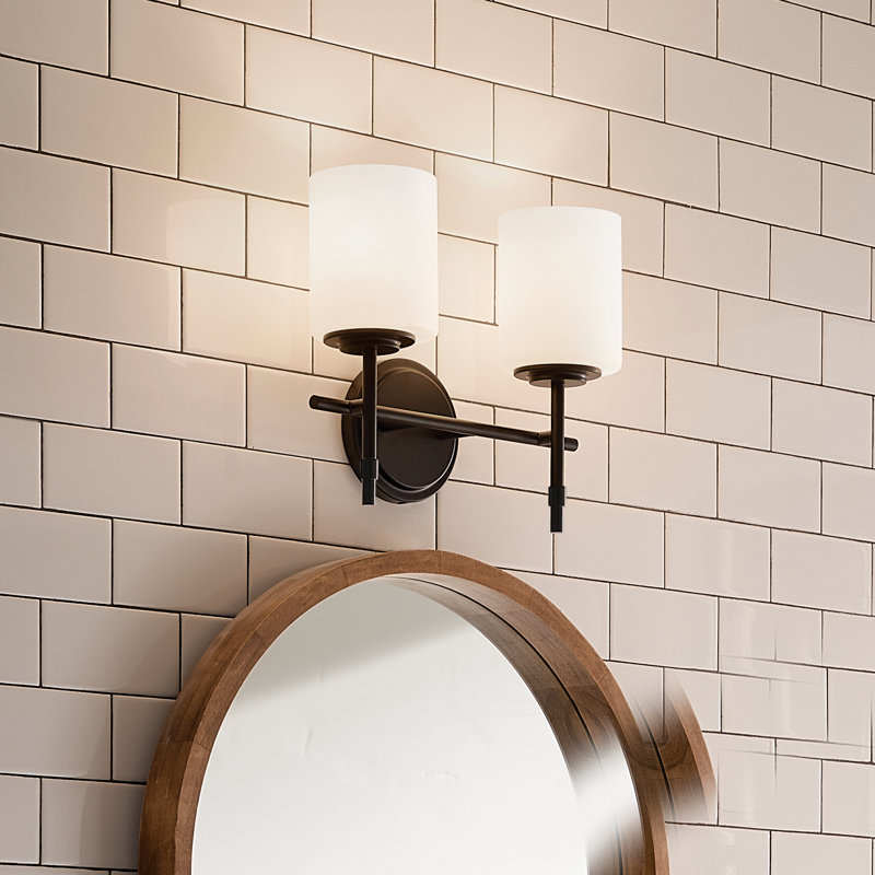 Ergi Dimmable Vanity Light, Black, 2