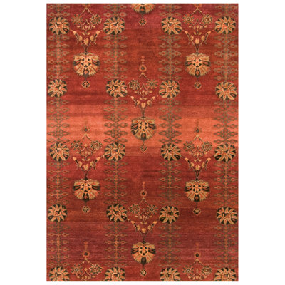 Tapis rectangulaire en laine Jese