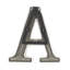 Heurtoir de porte lettre monogramme-15229953-15229952