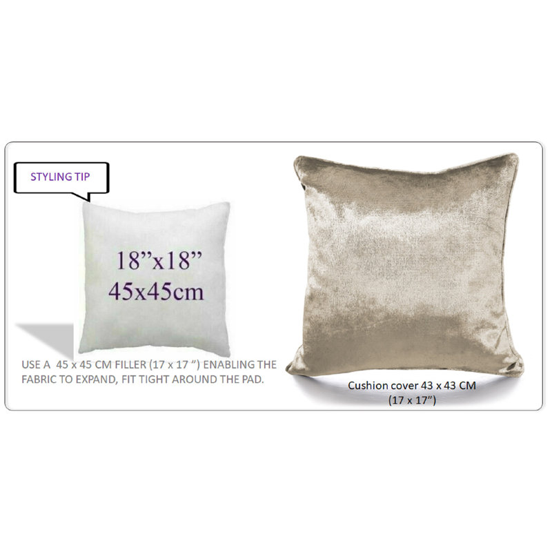 Aspinwall Square Throw Cushion Cover, Beige