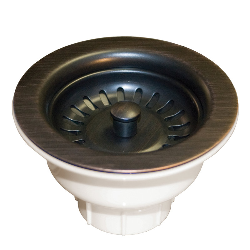 Drain d'évier de cuisine 3,5 po, Bronze frotté à l'huile