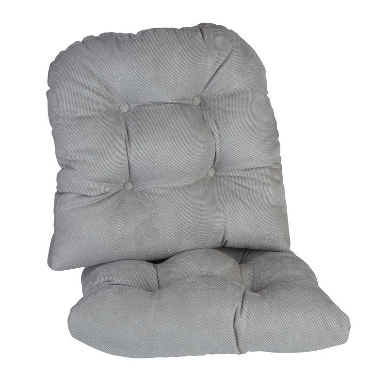Non-Slip Large Seat Cushions, 17 X 17 Inches, Indigo, 3" H x 17" W x 17" L