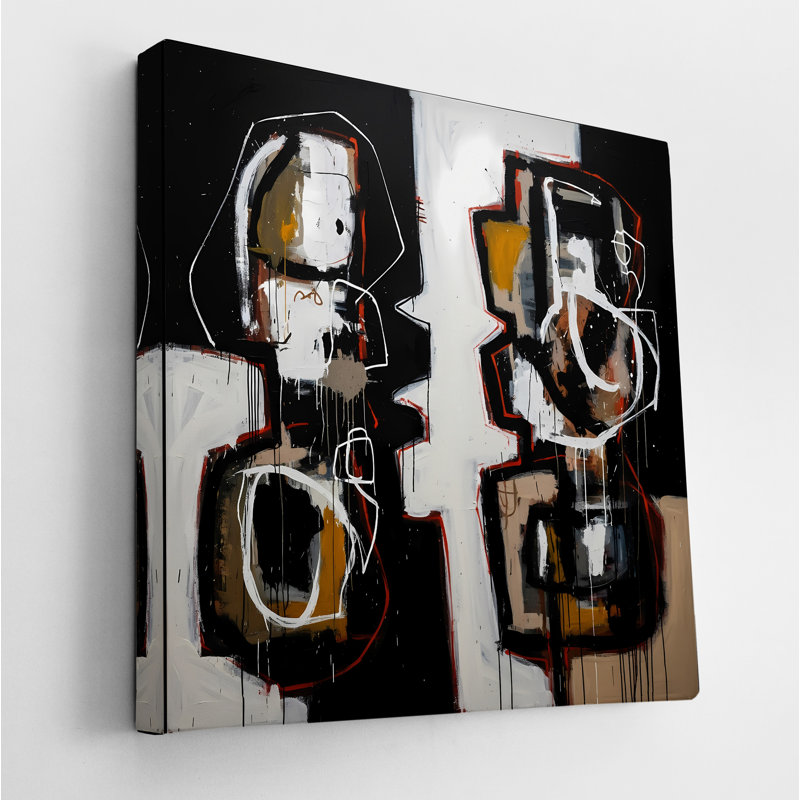 Echoes In Contrast, 54" H x 54" W