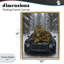 Cadre flottant luxueux Leopard Winter Woods, design par Grotto Studios-1357833569-1357833570
