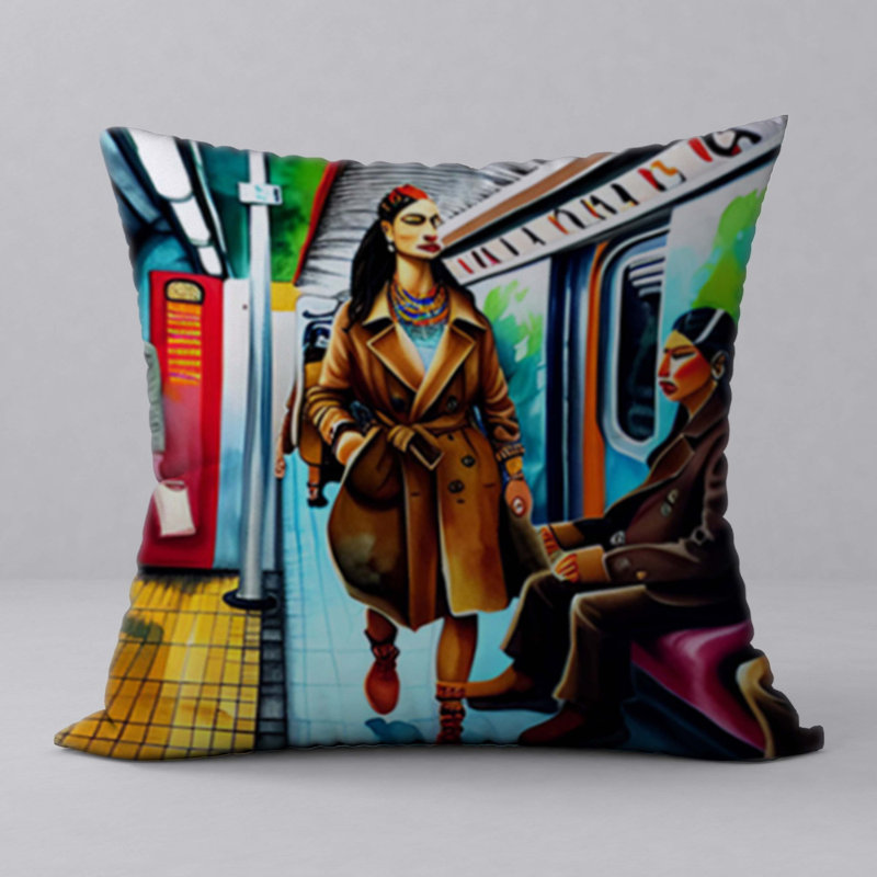 Reversible Throw Pillow