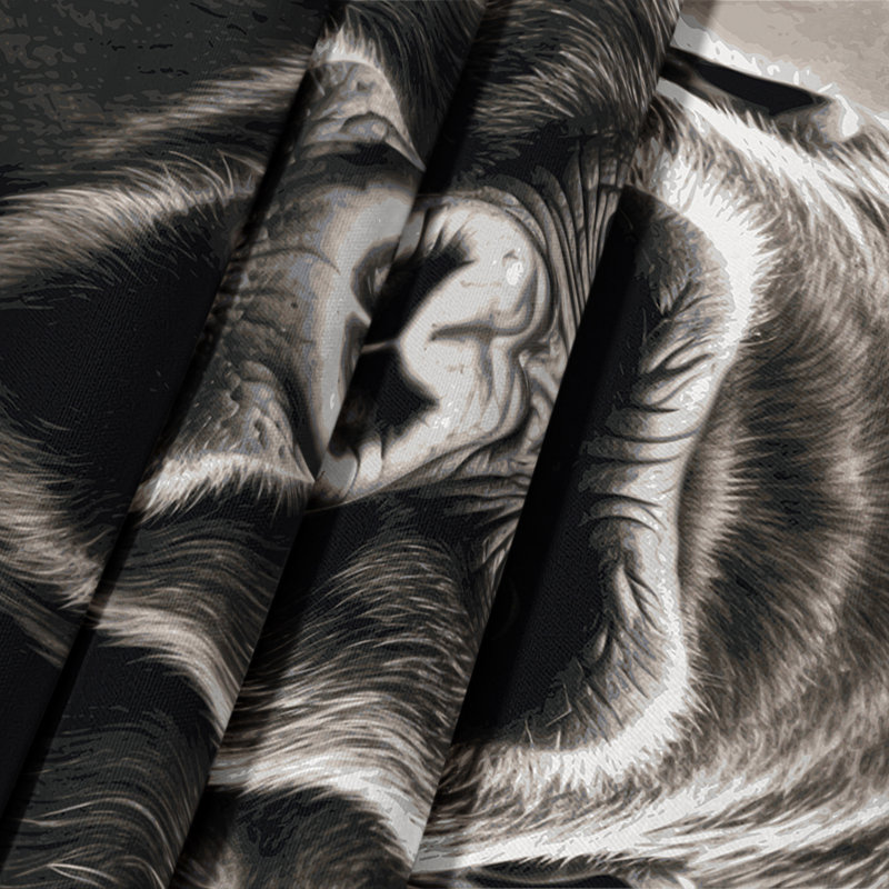 Tapisserie murale «Wildlife Mountain Gorilla», 68 po x 80 po