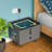 Cathriona 2 - Drawer Nightstand With Fingerprint Lock And Led Lights And Music Player-1993010468