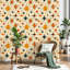 Papier peint adhésif autocollant rétro Mid Century-130143394