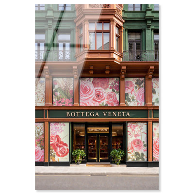 Floral Art Storefront IV Acrylic Print Fashion Wall Decor by Notoriart, Ready to Hang, 10 x 15