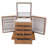 5-Tier Wooden Jewellery Organizer Box with Mirror