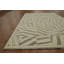 Tapis indien moderne en laine 6 x 9