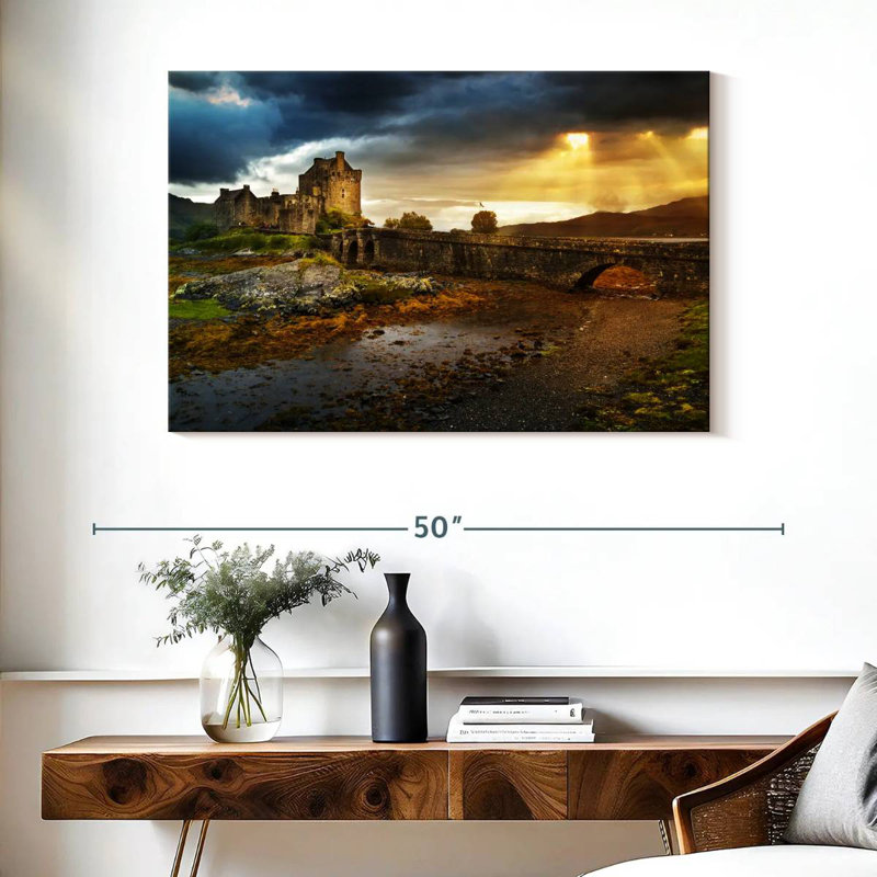 Lilie Eilean Donan Castle, H 26 po x l 39 po