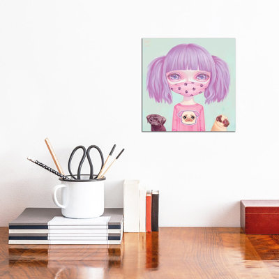Pug Life by Melanie Schultz - Wrapped Canvas Gallery-Wrapped Canvas Giclée