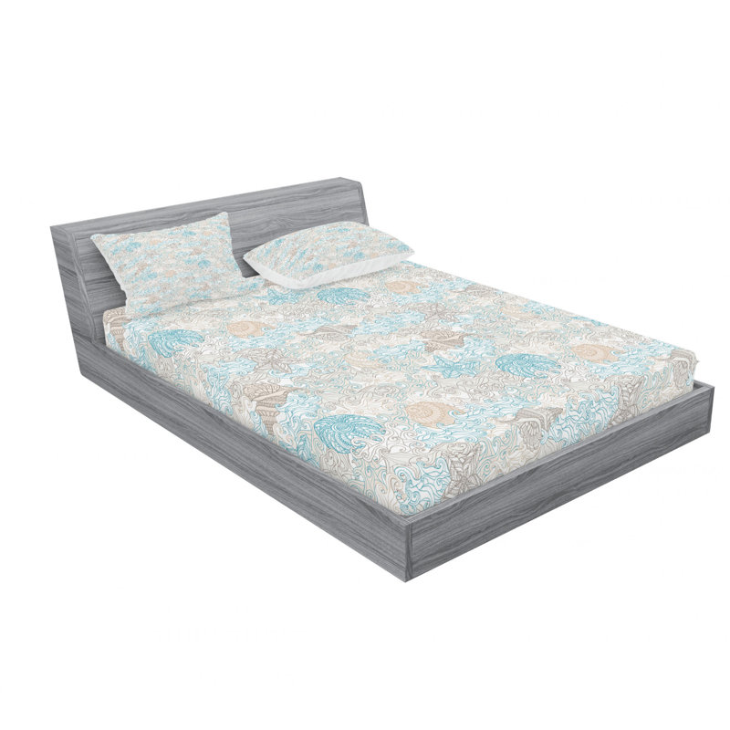 Microfiber Sheet Set, Queen Sheet Set with Fitted Sheet