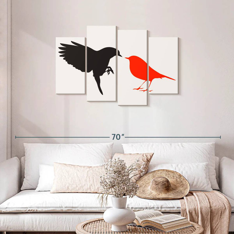 Brampt oiseau rouge sens