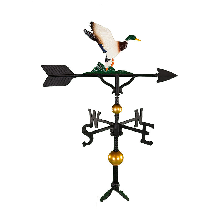 Deluxe Duck Weathervane, Natural