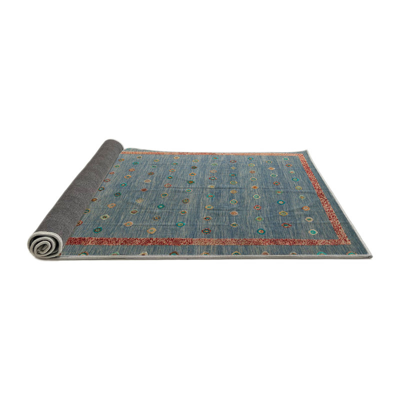 Wool Abstract Indoor Rug, Round 7'
