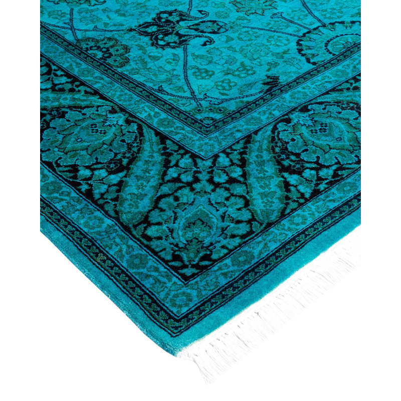 Overyed One-of-a-Kind Rectangle 6'2" X 9'4" Hand Knotted Area Rug